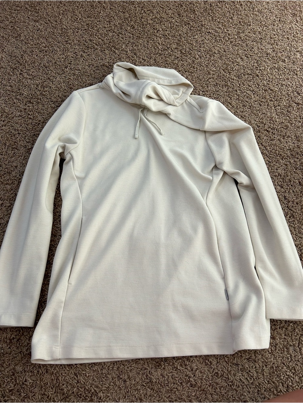 Columbia Cream Funnel Neck Women's Sweater